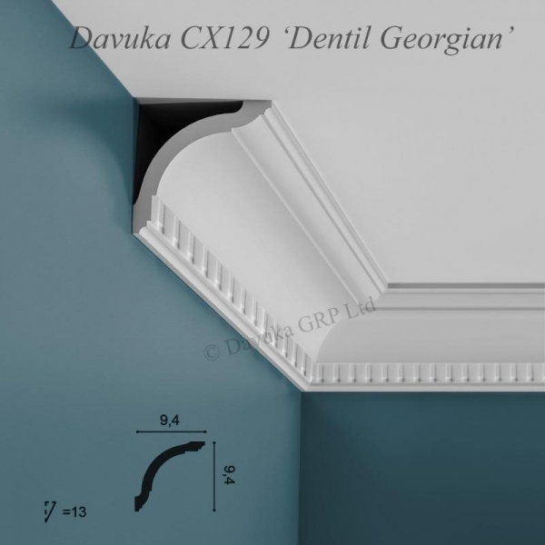 CX129 'Caressed dentil' coving - Image 3