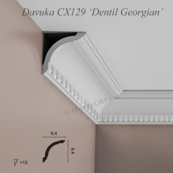 CX129 'Caressed dentil' coving - Image 4