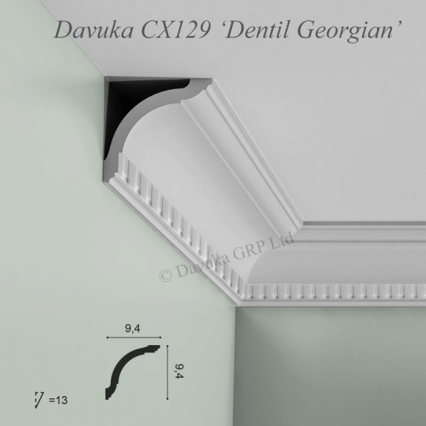 CX129 'Caressed dentil' coving - Image 5