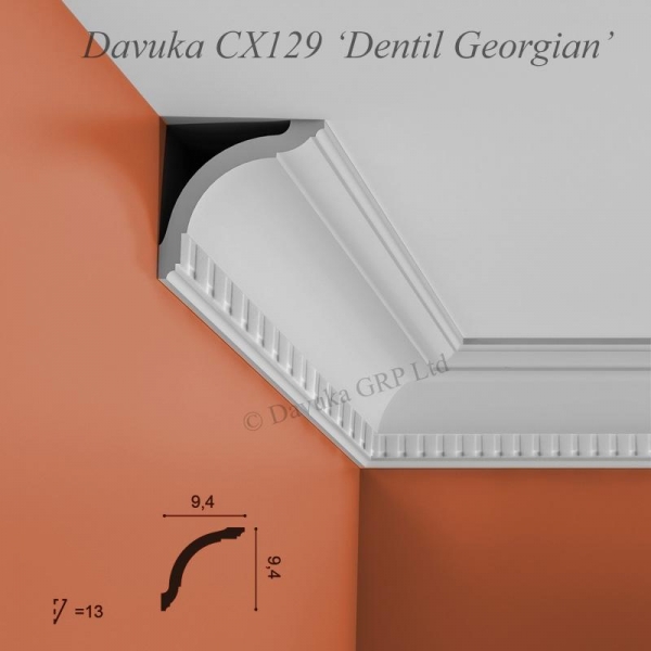 CX129 'Caressed dentil' coving - Image 6