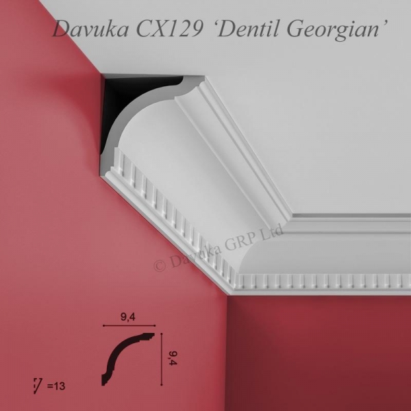 CX129 'Caressed dentil' coving - Image 7