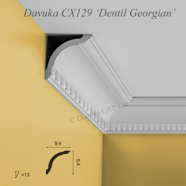 CX129 'Caressed dentil' coving - Image 8