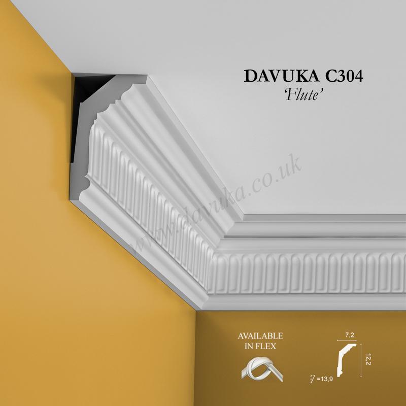 C304 Flute Cornice