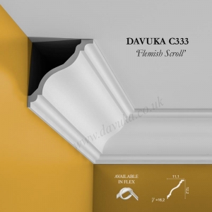 C333 'Flemish scroll' cornice
