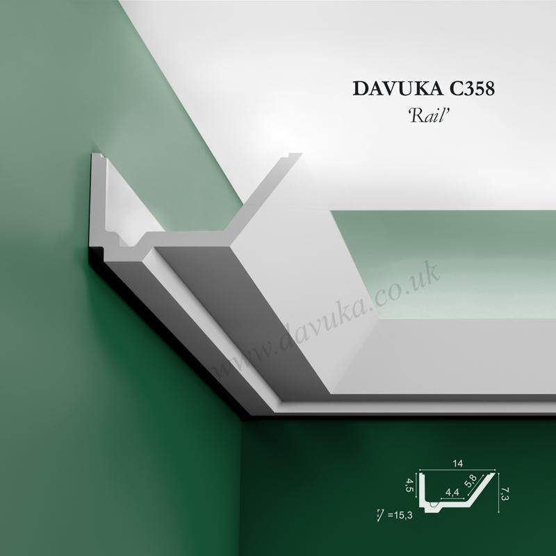 Uplighting Cornice C358 Rail