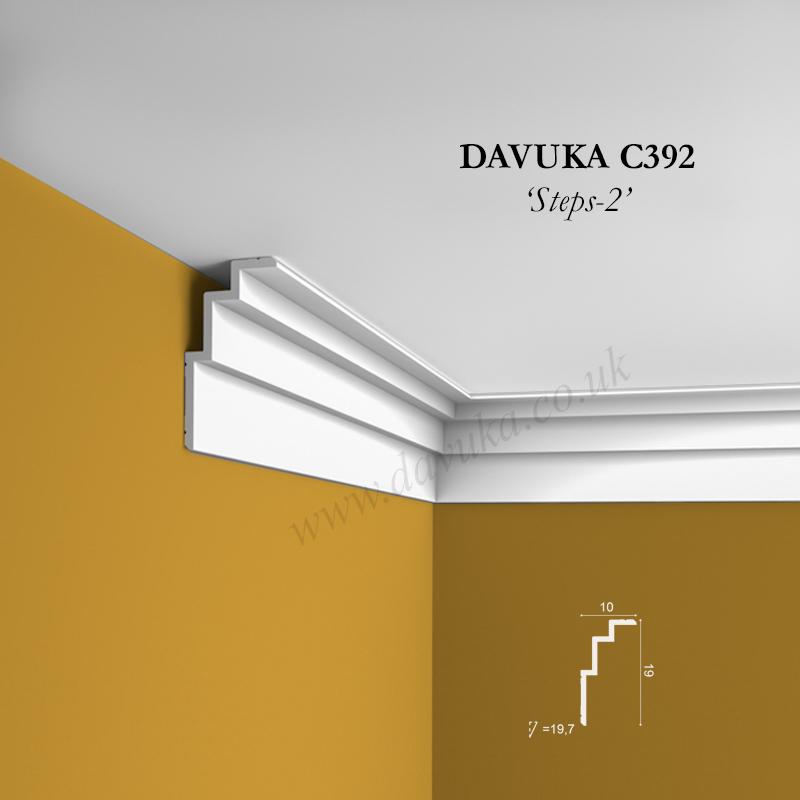 C392 Art Deco Extended Cornice