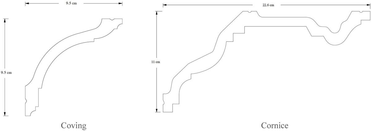 Coving & Cornice Side Profiles