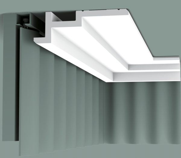 CP396 'Stepped' curtain profile