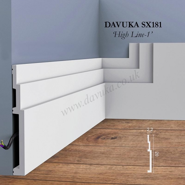 SX181 - "High Line" Baseboard