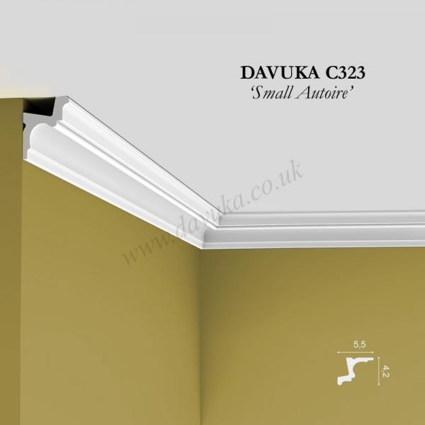 Installed length of C323 cornice