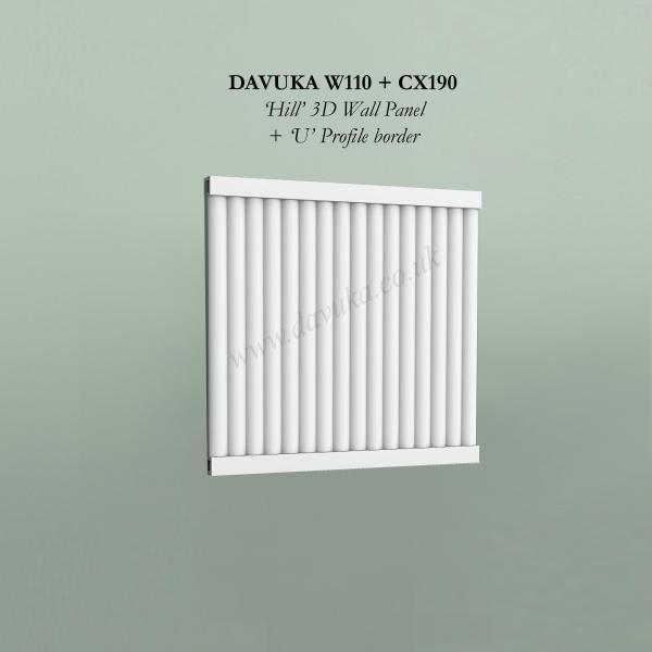 W110 'Hill' - 3D Wall panel - Image 2
