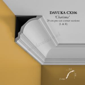 Internal coving CX106 corner