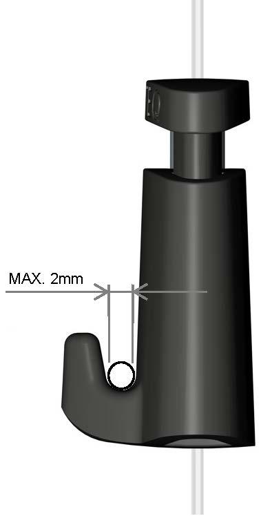 Micro Grip Slimline hook (1mm) - Davuka