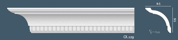 CX129 'Caressed dentil' coving - Image 9